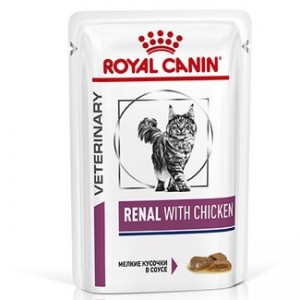 Лікувальний вологий корм для котів Royal Canin Renal Feline Chicken 85г