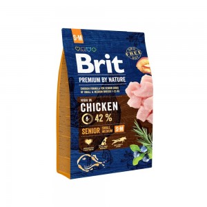 Сухий корм для собак Brit Premium Senior Small & Medium Breed, 3кг