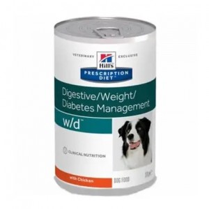 Лікувальний вологий корм для собак Hills Prescription Diet w/d 370гр