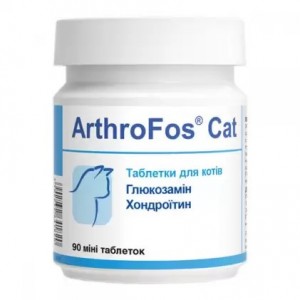 Вітамінно-мінеральний комплекс для котів Dolfos ArthroFos Cat з глюкозаміном и хондроїтином, 90шт