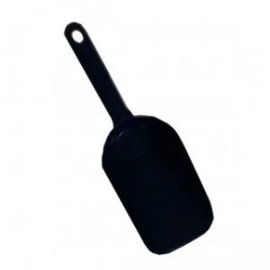 Совок для корма або наповнювача Flamingo Food Spoon , пластик, черный, 275 мл, 24=8 см