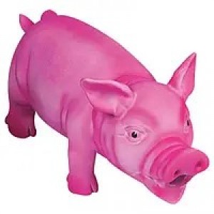 Іграшка для собак Flamingo Swine Pink порося реалістично хрюкаючий, латекс, рожевий, 22х10х10 см