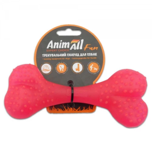 Іграшка-кістка для собак AnimAll Fun кораловa, 15см