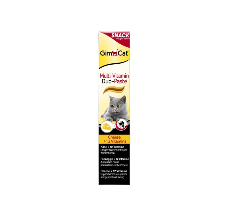 Паста для котів Gimcat Duo мультивітамін + сир, 50г - 2