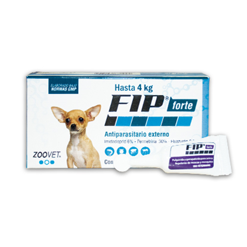 Краплі для собак вагою до 4кг Fip Forte від бліх і кліщів - 3