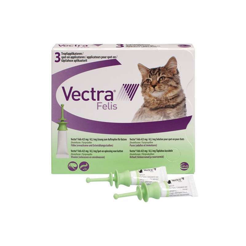 Краплі від бліх для котів Ceva Vectra Felis - 3