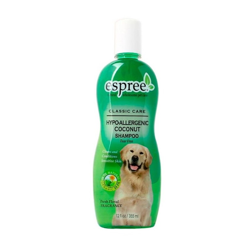 Шампунь для собак Espree Hypo-Allergenic Coconut Shampoo гіпоалергенний зволоження шерсті, 355мл - 2