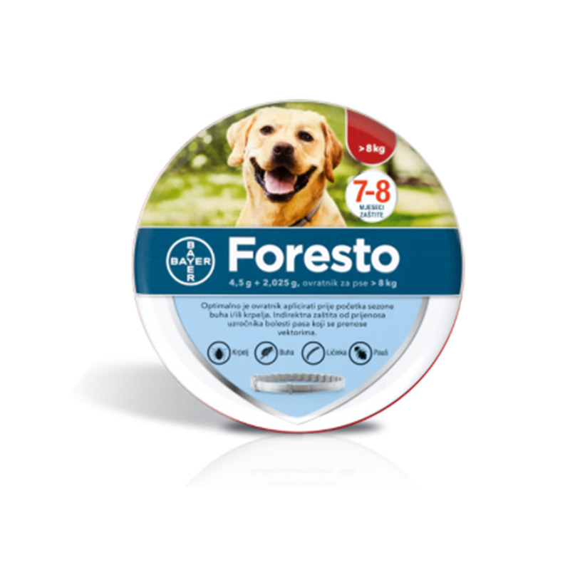 Нашийник  для собак Bayer Foresto від бліх та кліщів, 70 см - 2