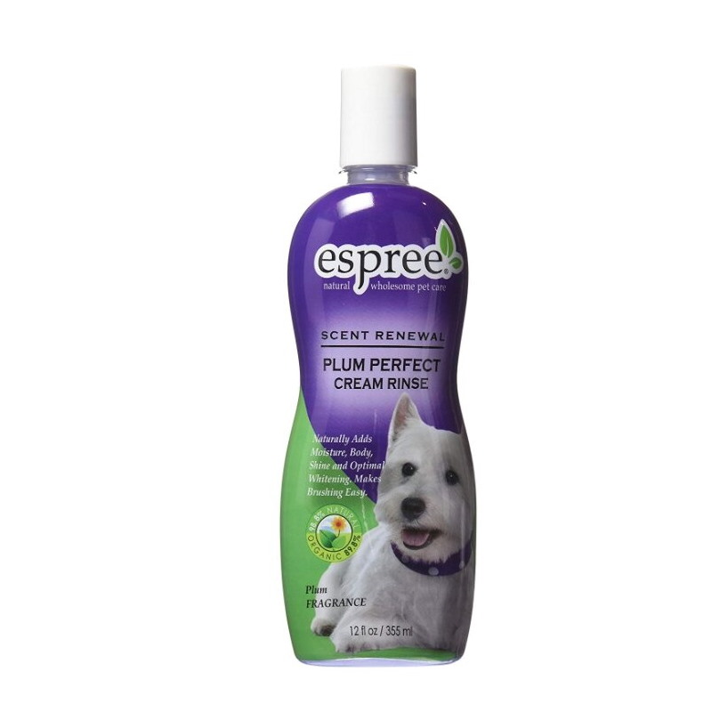 Кондиціонер для котів і собак Espree Plum Perfect Cream rinse зволоження та відновлення шерсті, 355м - 2