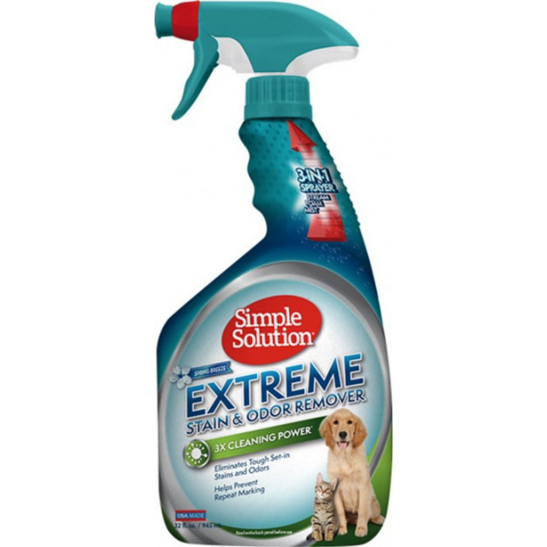 Дезодоруючий засіб для котів і собак Simple Solution Spring Breeze Extreme Stain & Odor Remover - 1