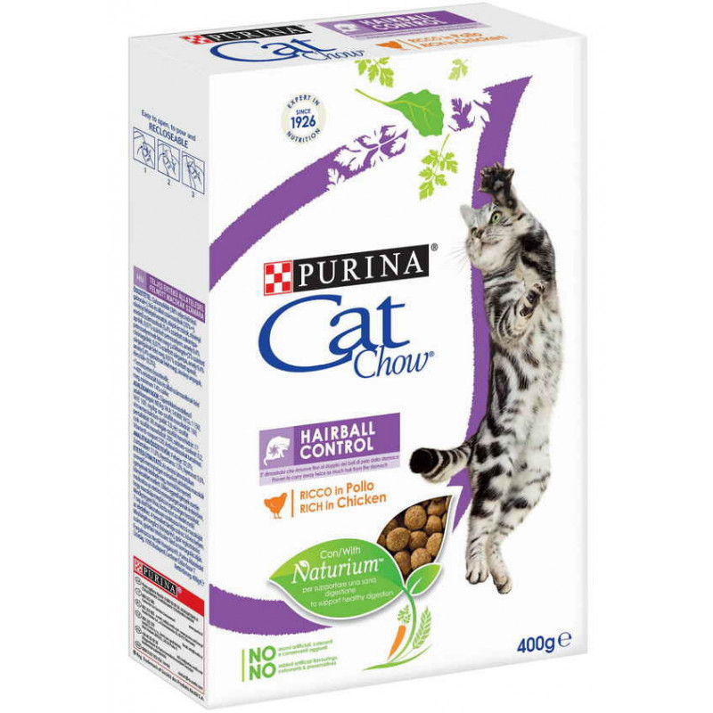 Сухий корм для кішок Purina Cat Chow Hairball - 10