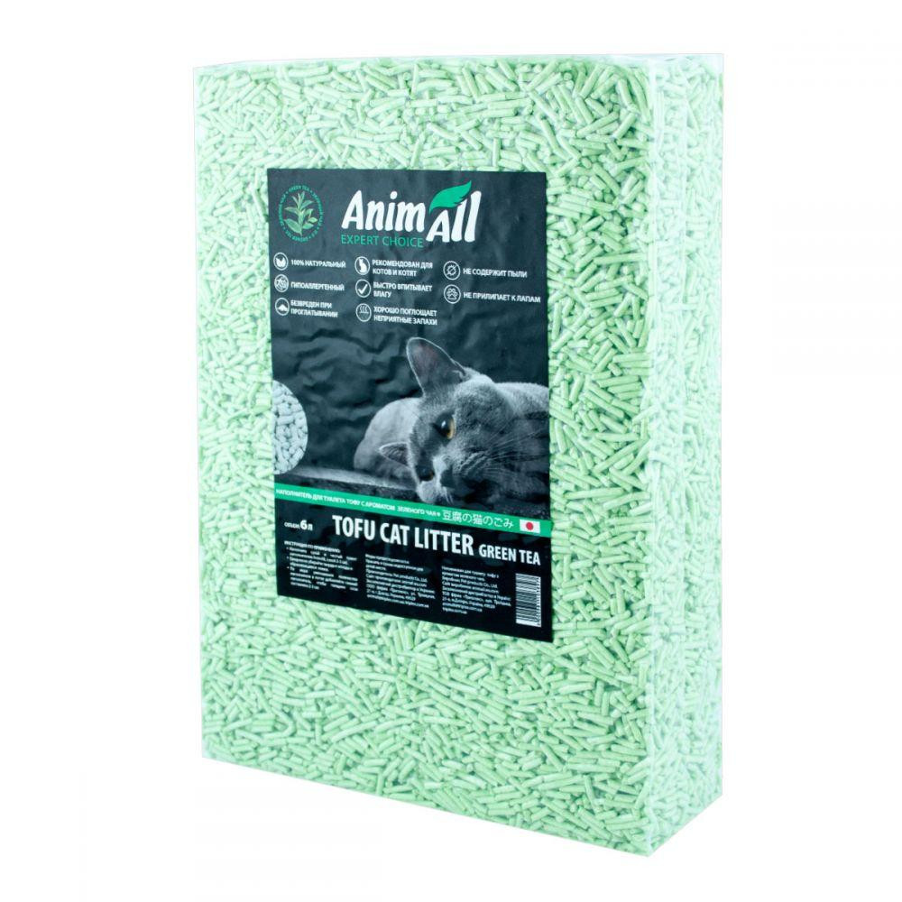 Наповнювач для котячого туалету AnimAll Tofu, соєвий з ароматом зеленого чаю - 2