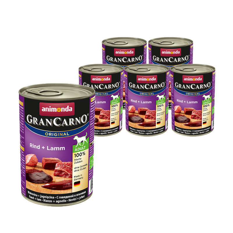 Консервы для собак Animonda Gran Carno Adult говядина и ягненок - 4