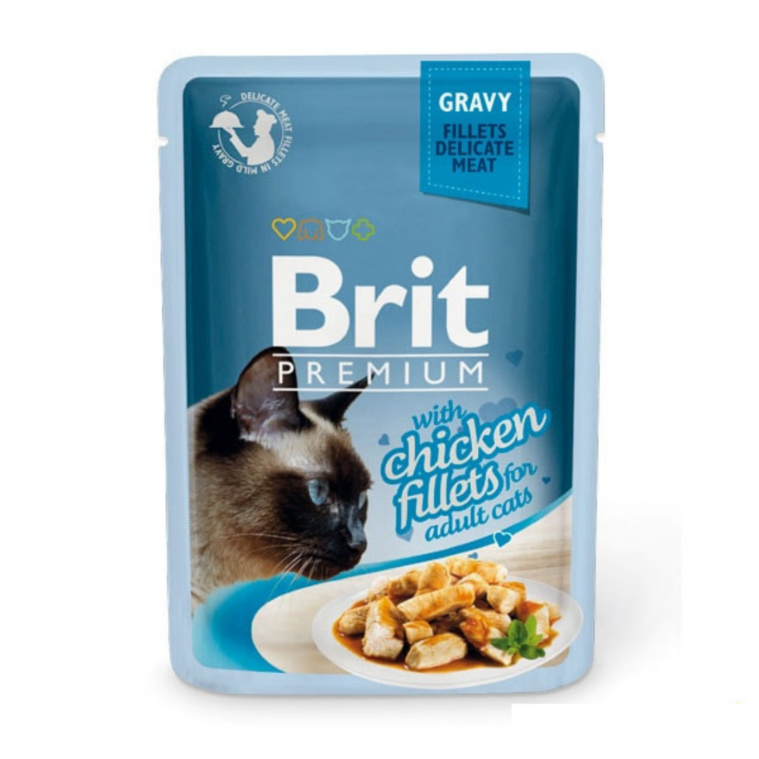 Вологий корм для кошенят Brit Premium з куркою 100г - 2