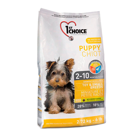 Сухий корм для цуценят 1st Choice Puppy Toy&Small Chicken - 2