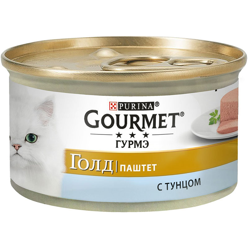Вологий корм для котів Purina Gourmet Gold тунець паштет 85г - 1