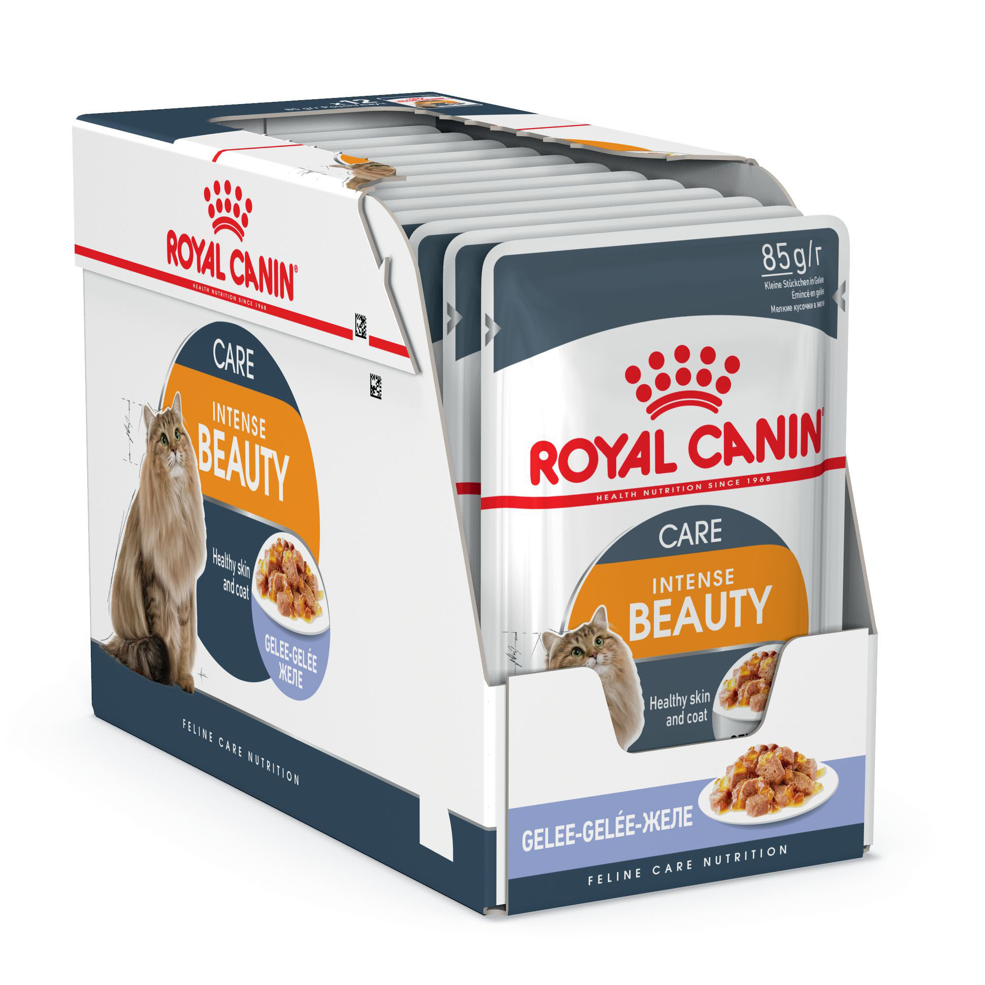 Вологий корм для котів Royal Canin Intense Beauty Care Jelly 85г - 10