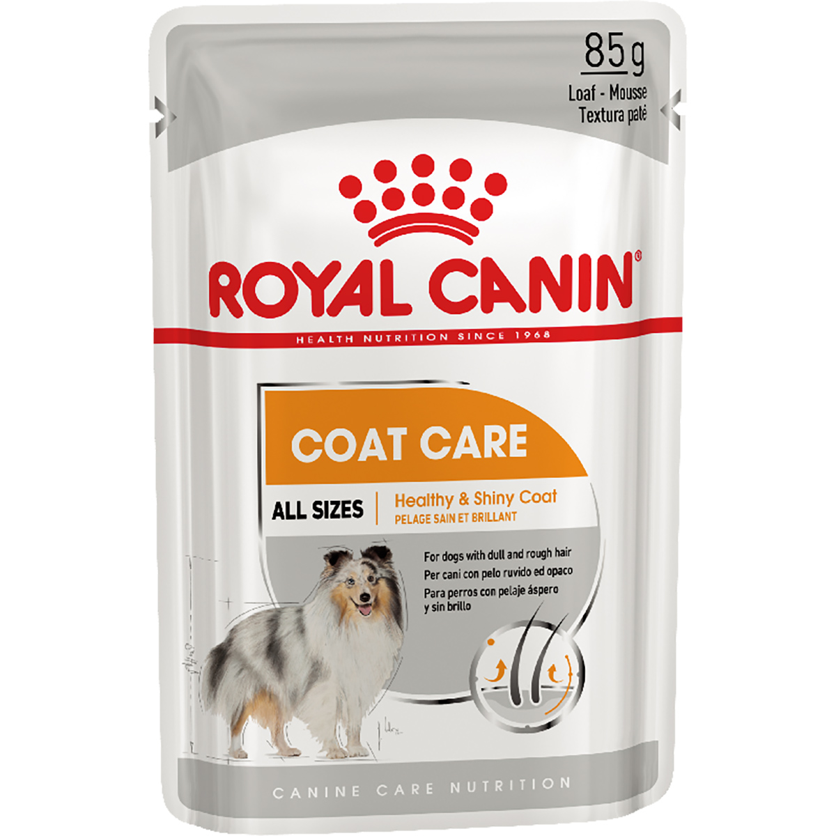 Вологий корм для собак Royal Canin Coat Beuty Loaf, 85 гр - 1