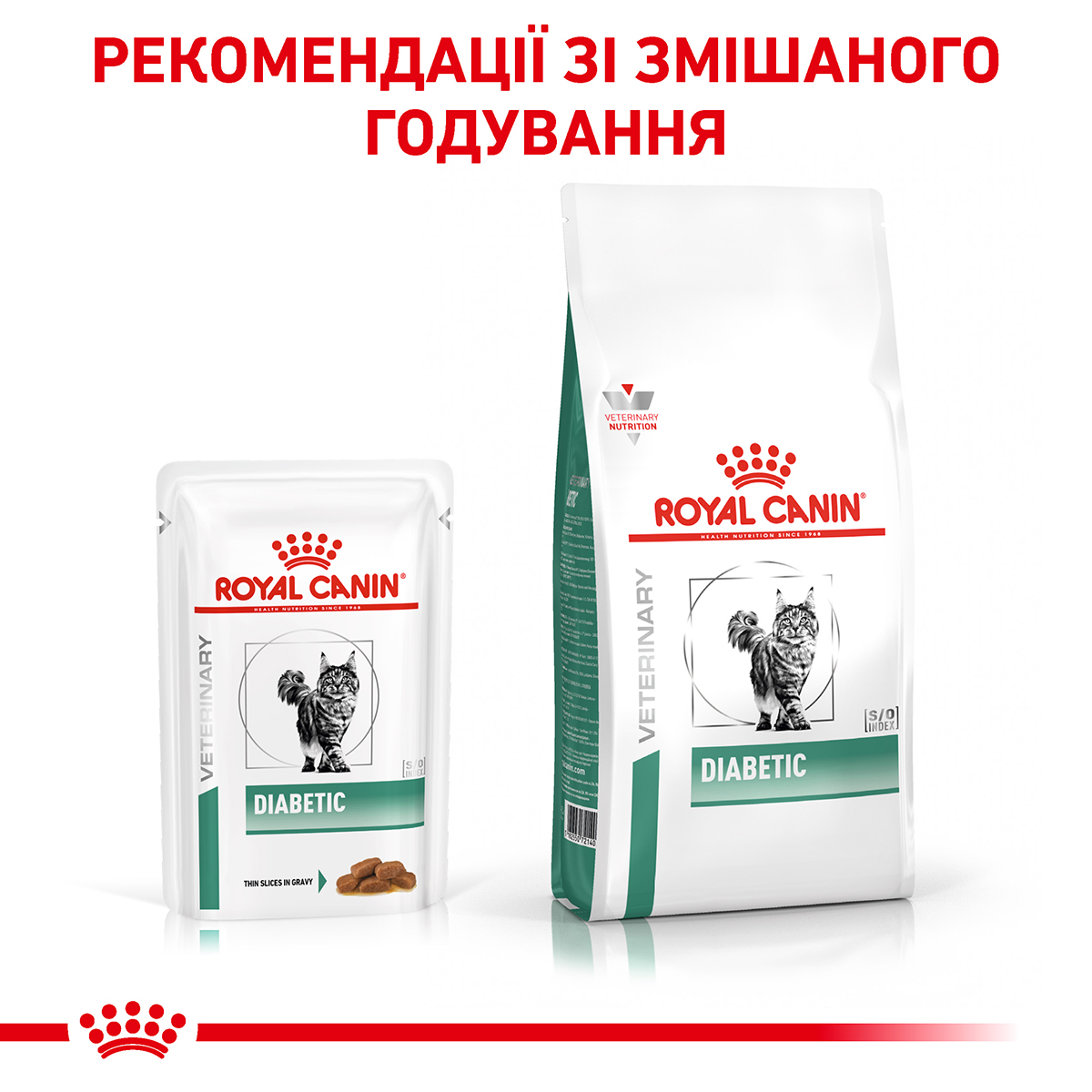 Лікувальний вологий корм для котів Royal Canin Diabetic Feline, 85г - 9