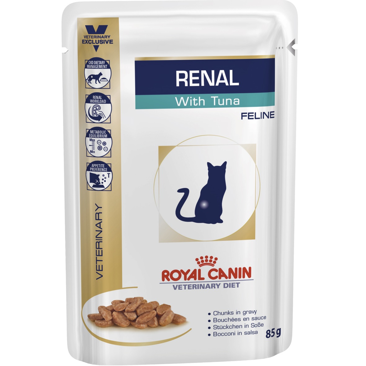 Лікувальний вологий корм для котів Royal Canin Renal Feline Fish 85г - 2