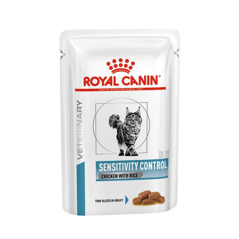 Лікувальний вологий корм для котів Royal Canin Sensitivity Control Chicken&Rice 85г - 1