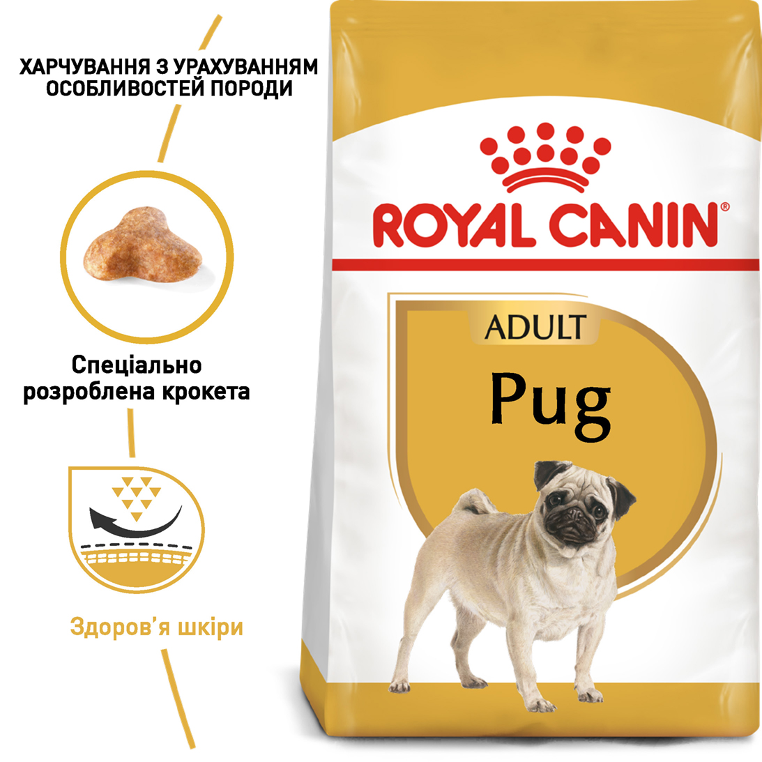 Сухий корм для собак Royal Canin Pug Adult - 3