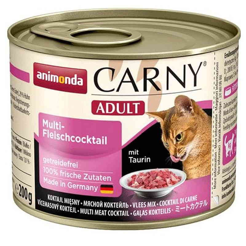 Вологий корм для котів Animonda Carny Adult мультімясной коктейль - 1