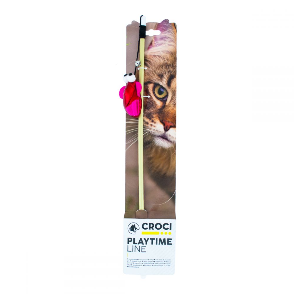 Іграшка-дразнилка для котів Croci рибка, 46 см - 1