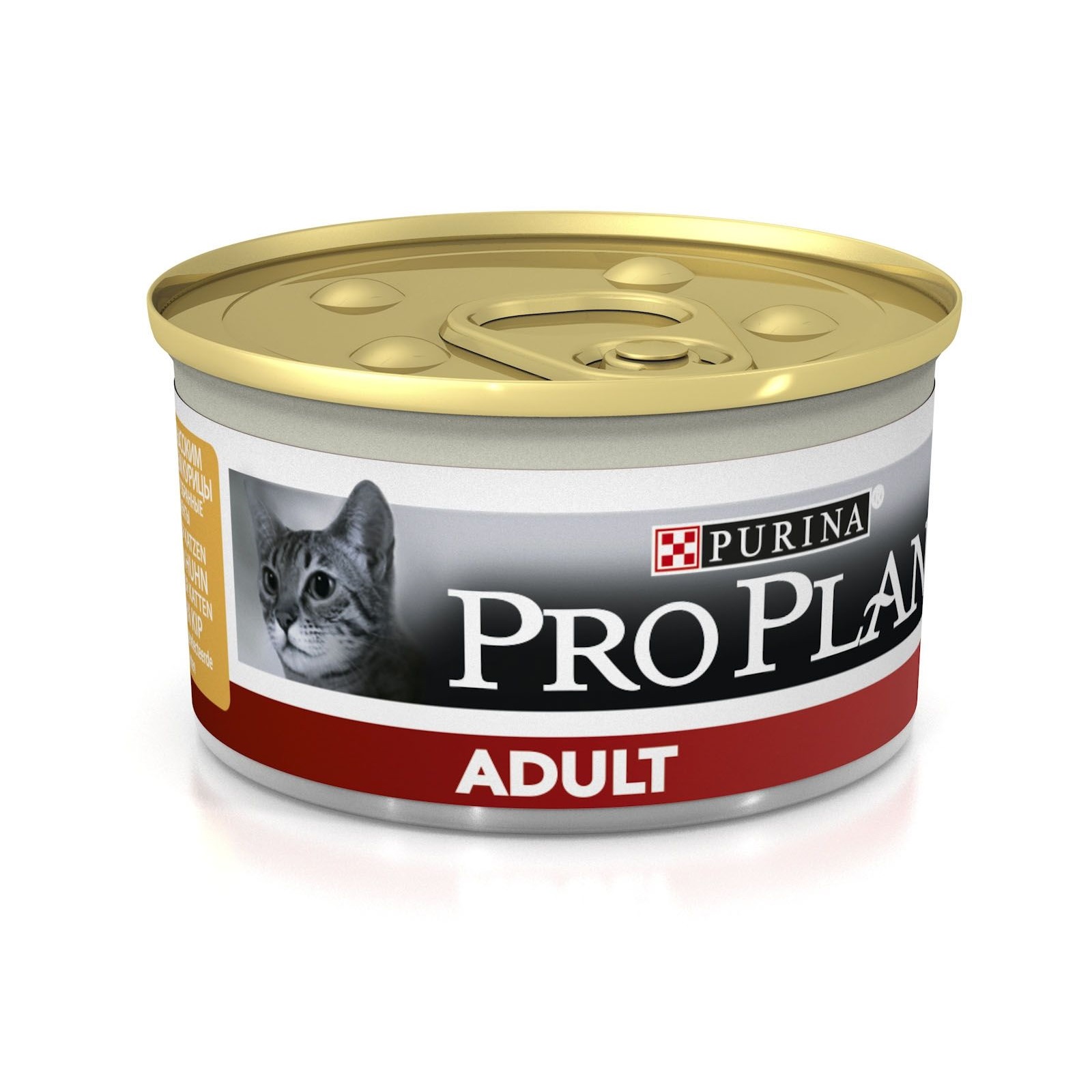 Вологий корм для котів Purina ProPlan Adult, з куркою - 2