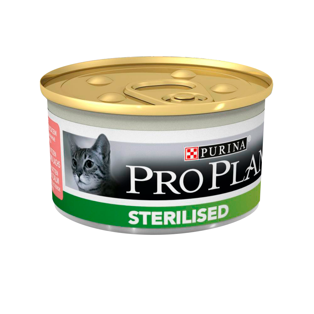 Вологий корм для котів Purina Pro Plan Sterilised, з лососем - 2