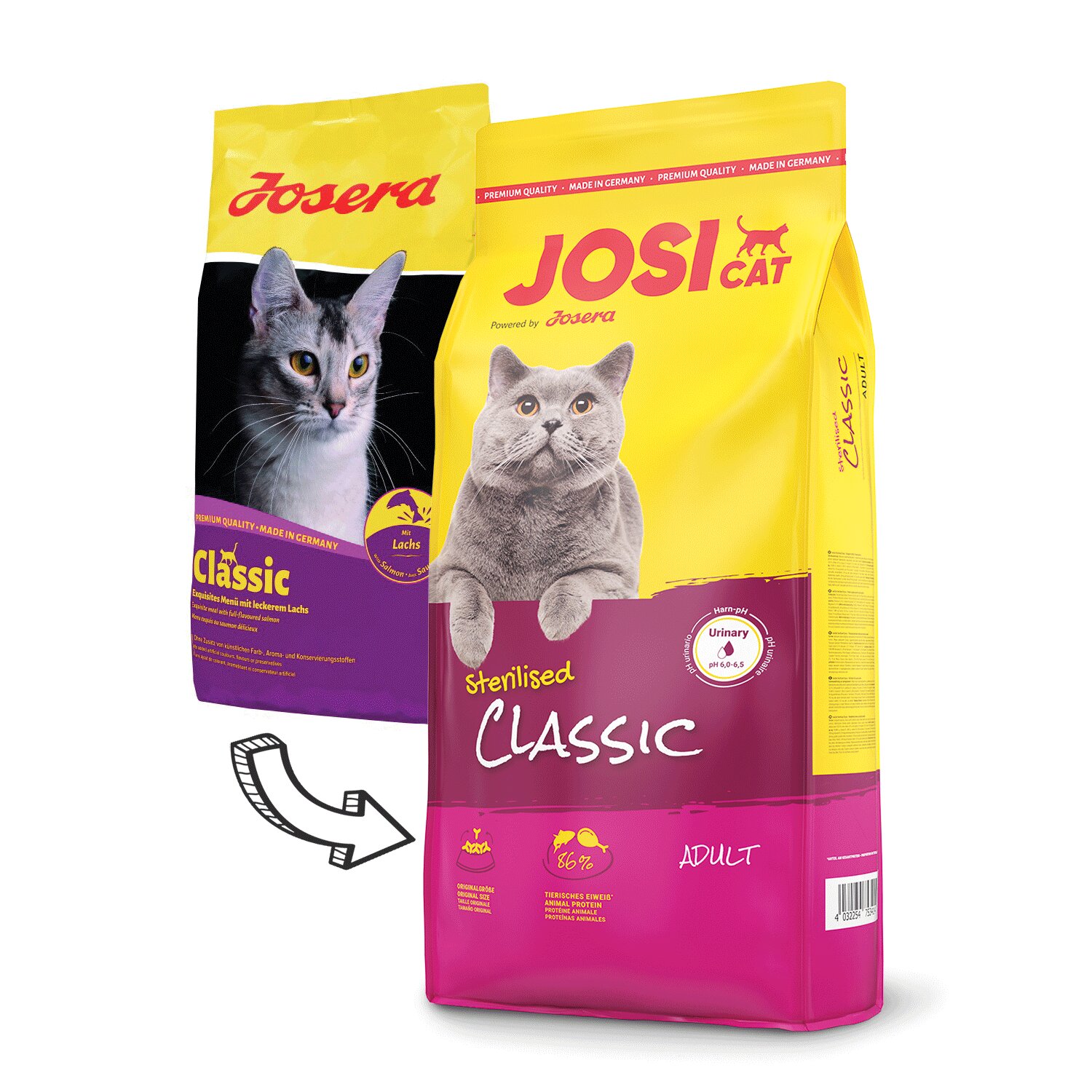 Сухий корм для котів Josera Adult Josi Cat Sterilised Classic - 3