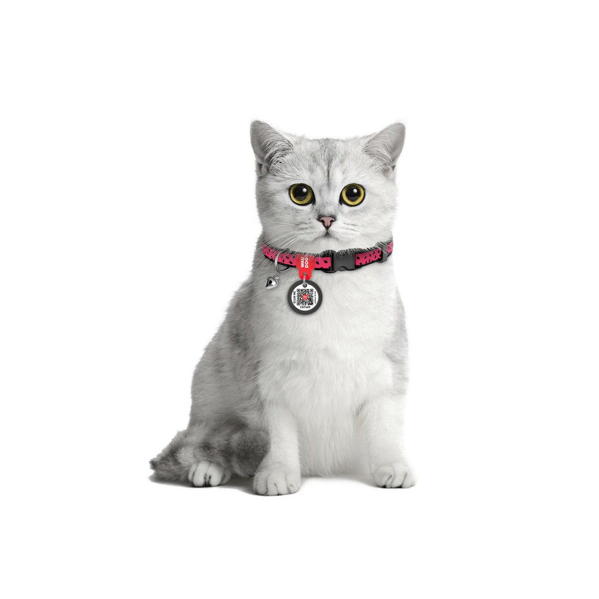 Нашийник для котів Collar Waudog Nylon з малюнком "Кавун" - 3