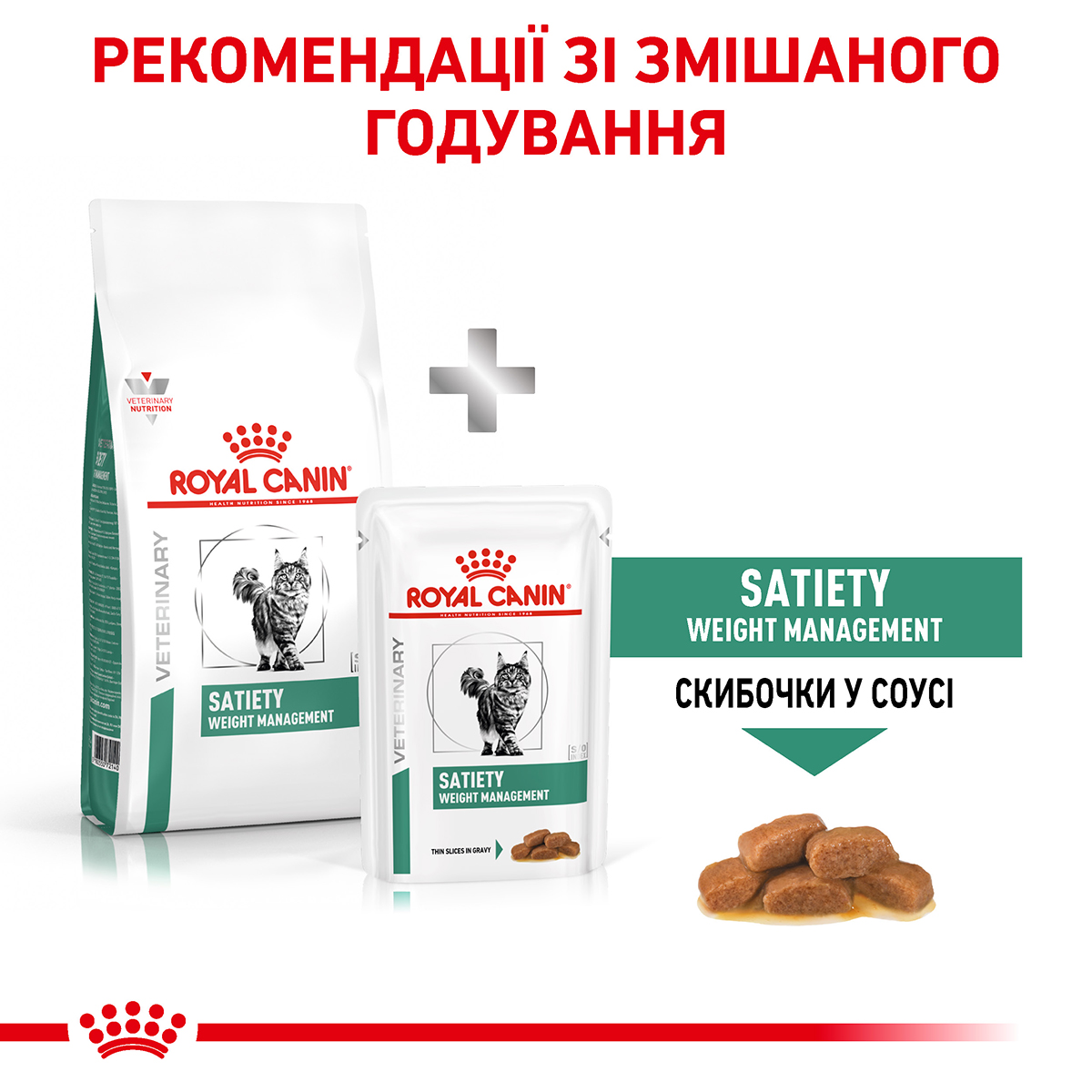 Лікувальний сухий корм для котів Royal Canin Satiety Weight Management - 11
