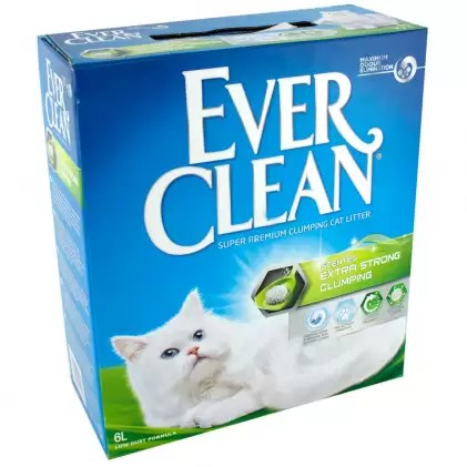 Наповнювач туалетів для кішок Ever Clean Extra Strong Clumping Scented мінеральний, з ароматизатором - 1