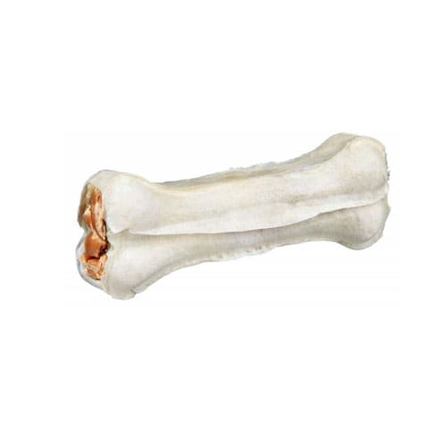 Ласощі для собак Trixie Denta Fun кістка пресована з качкою, 10см - 2