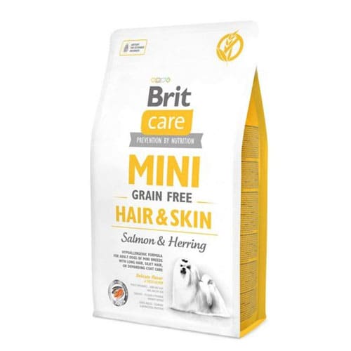 Сухий корм для собак Brit Care Mini Grain Free Hair & Skin - 1