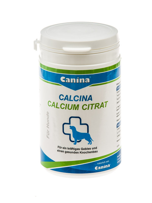 Добавка Canina Calcina Calcium Citrat для собак, легкозасвоюваний кальцій 125гр - 2