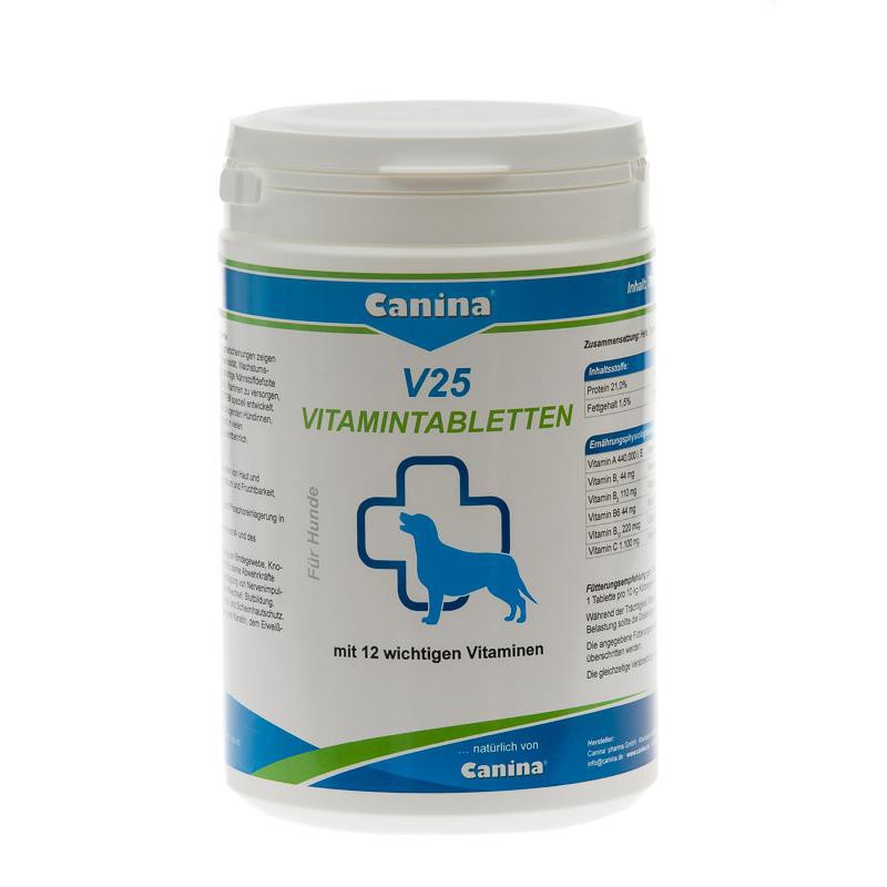 Полівітамінний комплекс для цуценят Canina V25 Vitamintabletten - 1