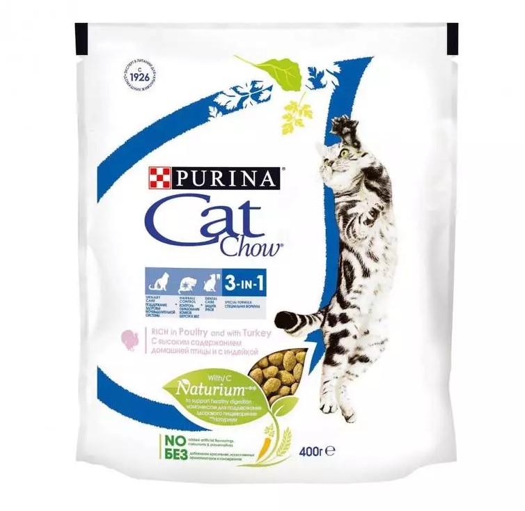 Сухий корм для котів Purina Cat Chow Feline 3in1 - 7