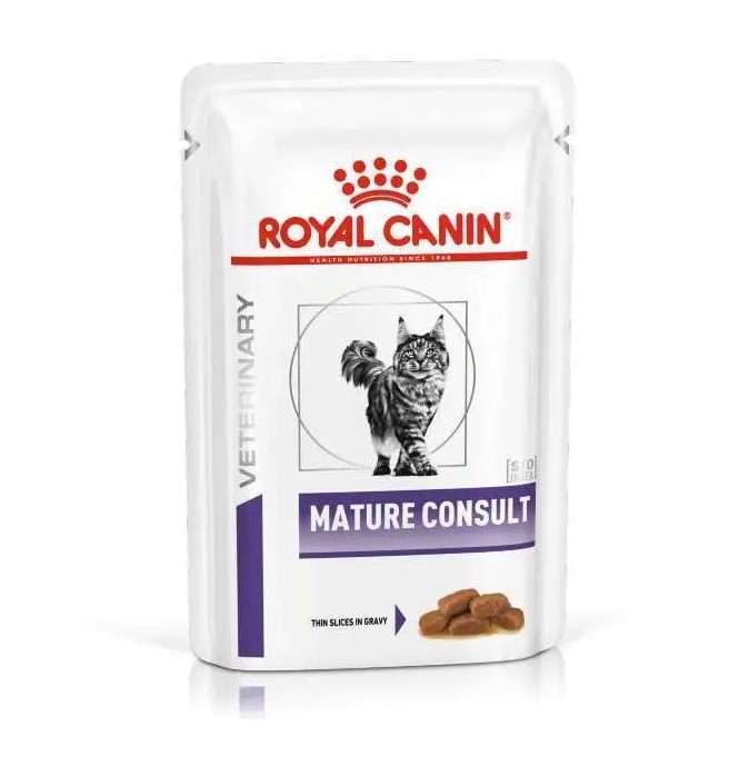 Лікувальний вологий корм для кішок Royal Canin Mature Consult 85г - 1