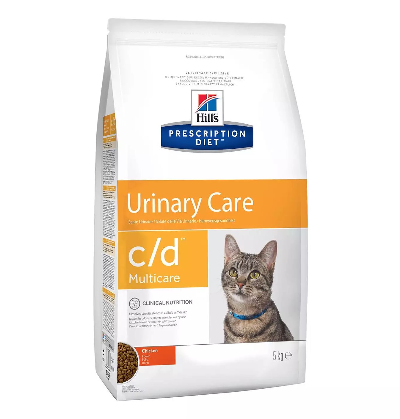 Лікувальний сухий корм для котів Hills Prescription Diet c/d Multicare Chicken - 2