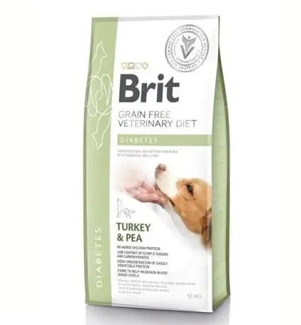Лікувальний сухий корм для собак Brit VD Diabetes Dog - 1