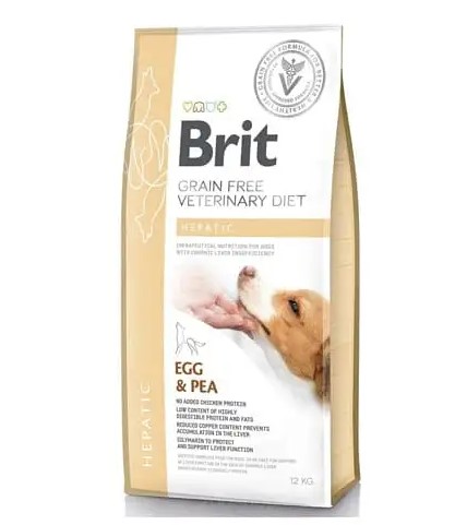 Лікувальний сухий корм для собак Brit VD Hepatic Dog - 1