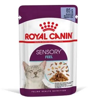 Вологий корм для котів Royal Canin Sensory Feel Jelly, 85г - 1