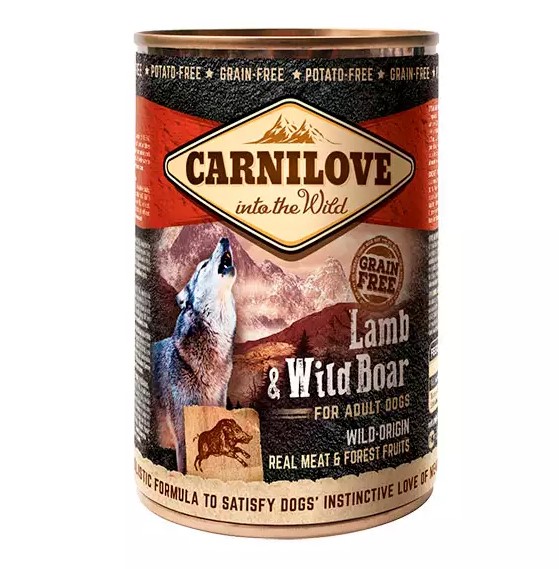 Вологий корм для собак Carnilove Adult Dogs Lamb&Wild Boar, 400 гр - 1