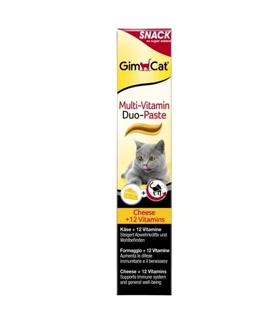 Паста для котів Gimcat Duo мультивітамін + сир, 50г - 1