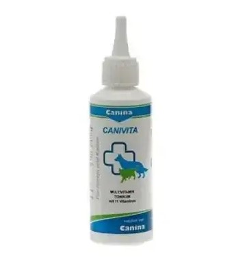 Кормова добавка для собак і котів Canina Canivitа вітамінізірований тонік 100 мл - 1