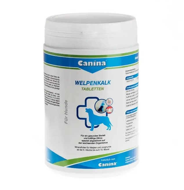 Добавка Canina Calcina Calcium Citrat для собак, легкозасвоюваний кальцій 125гр - 1