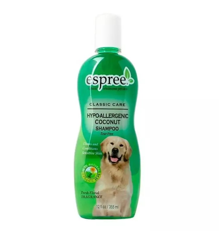 Шампунь для собак Espree Hypo-Allergenic Coconut Shampoo гіпоалергенний зволоження шерсті, 355мл - 1