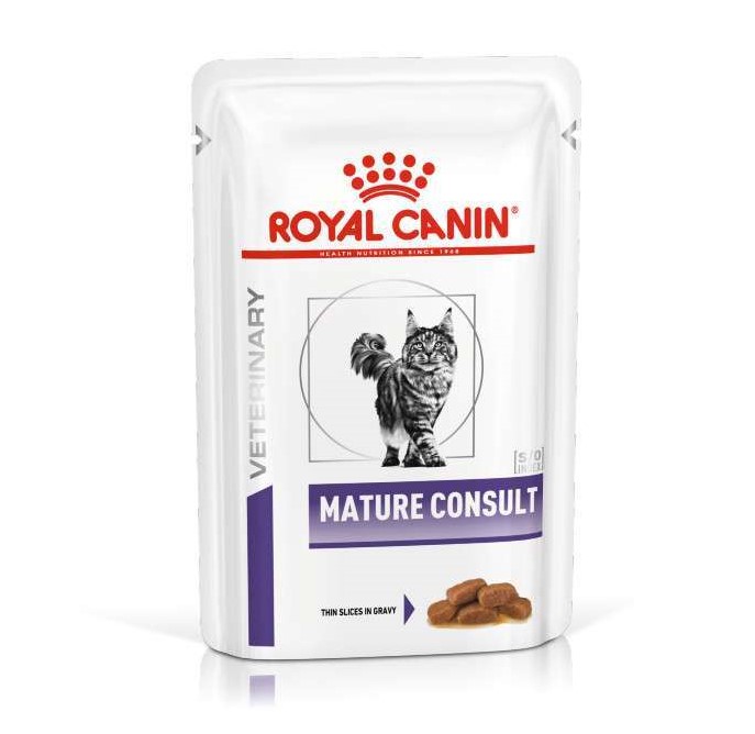Лікувальний вологий корм для котів Royal Canin Mature Consult Balance Gravy, 85г - 1